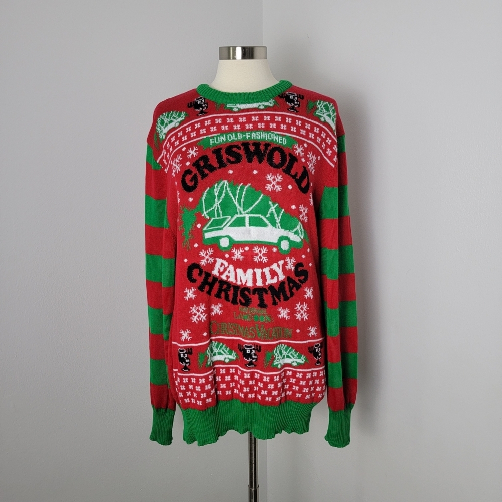 National Lampoon's Christmas Vacation Griswold Family Christmas Sweater Size XL